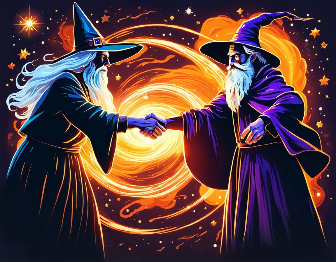Magic Eruption from Wizard Handshake
