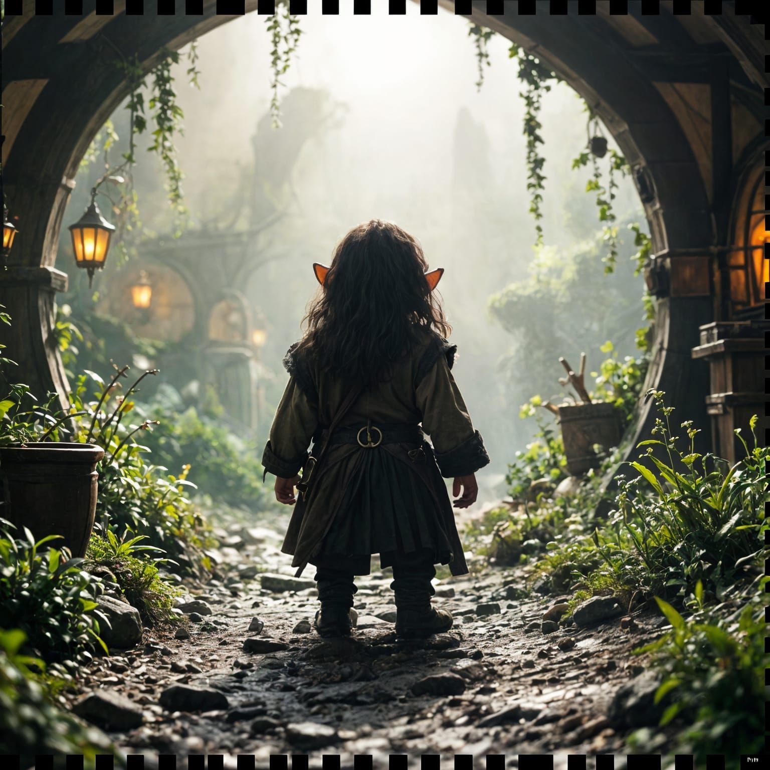 Epic Cinematic Film Still of The Hobbit