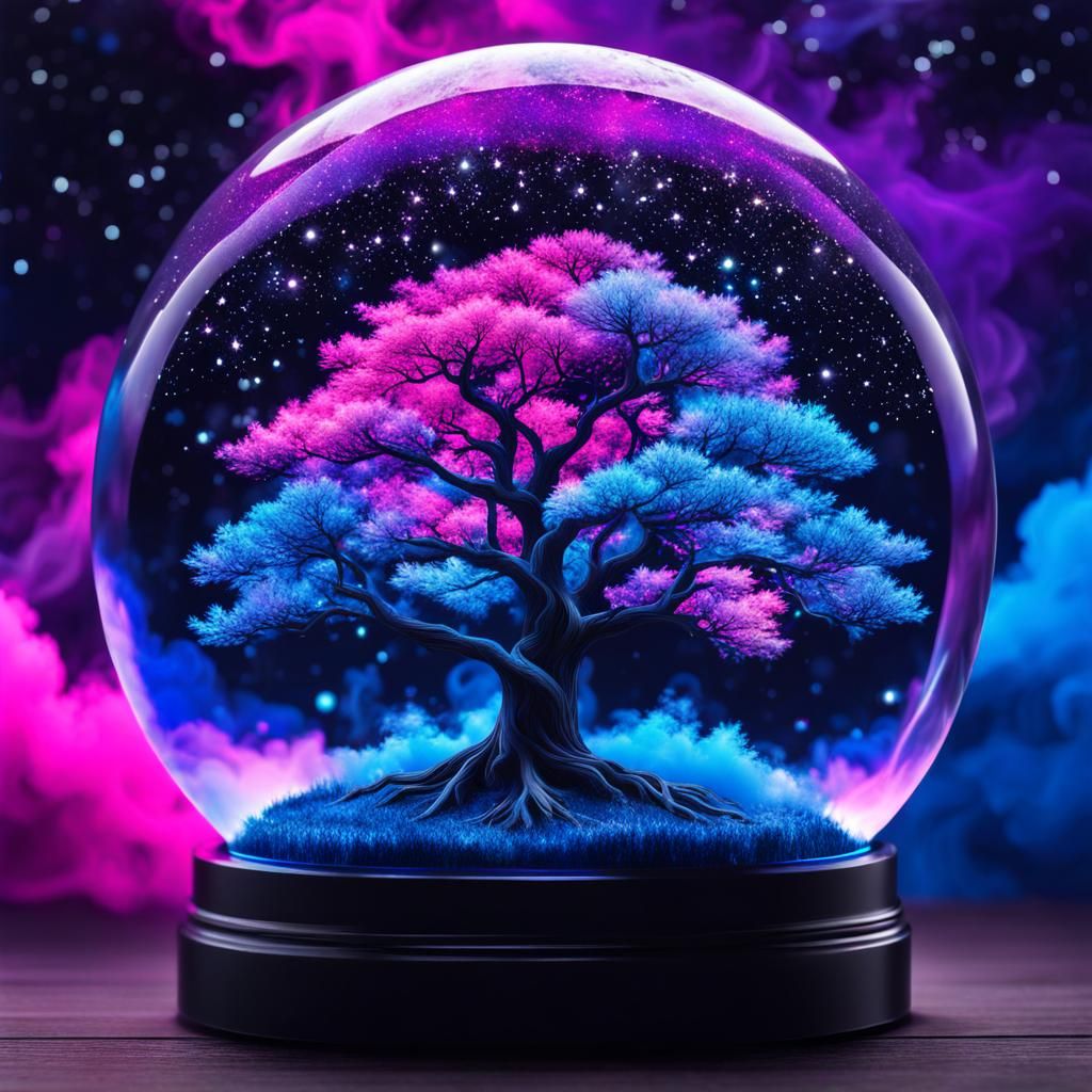 Galaxy Tree of Life in Snowglobe
