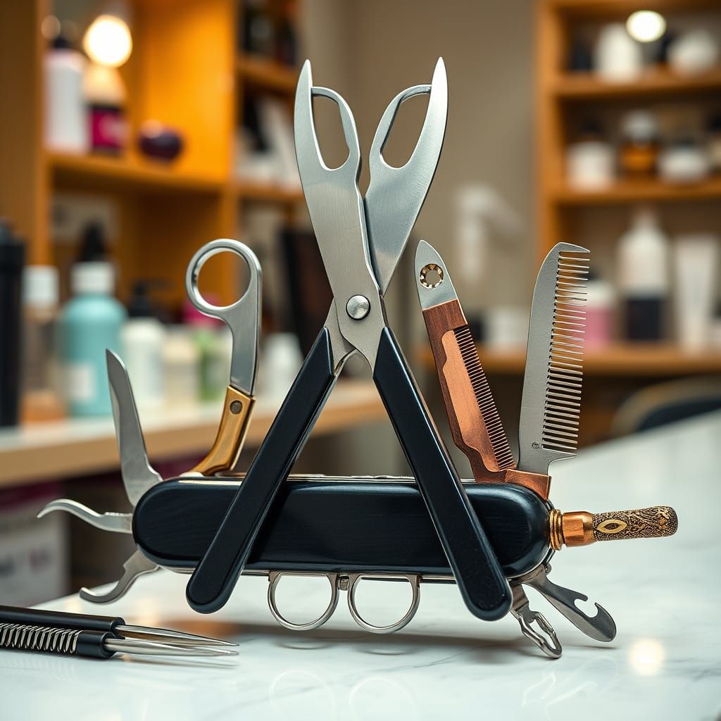 Swiss Beauty Multi-tool in a Chic Salon