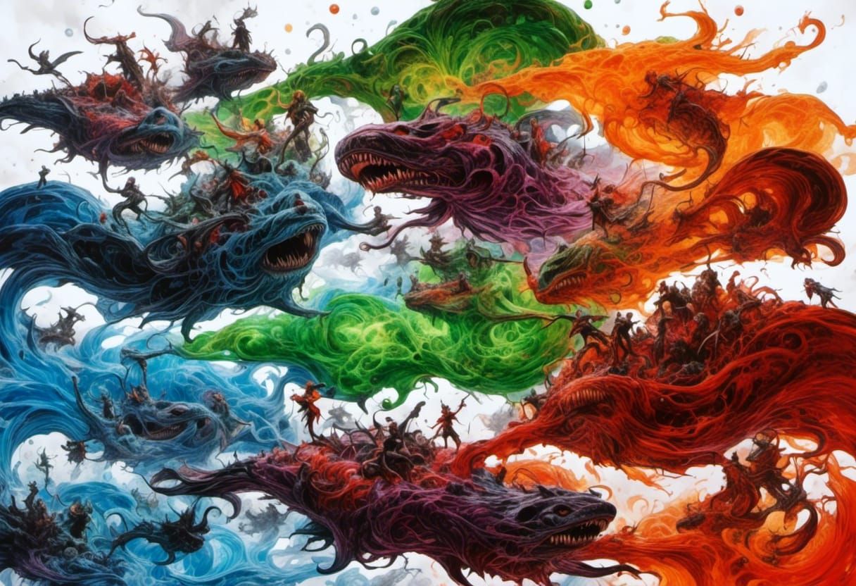 Parasites of Light in Ancient Underground City