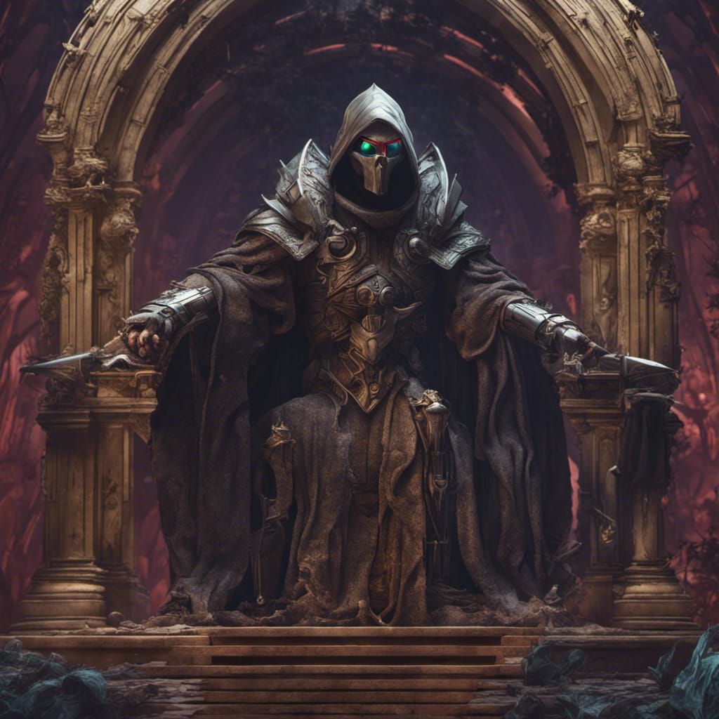 MF Doom Detailed Matte Painting in 8K