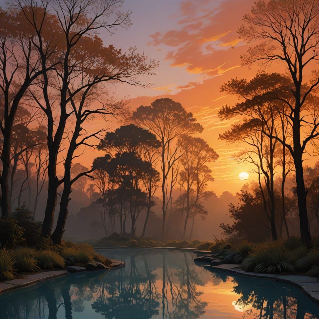 Dawn's Golden Majesty Unfolds on the Horizon