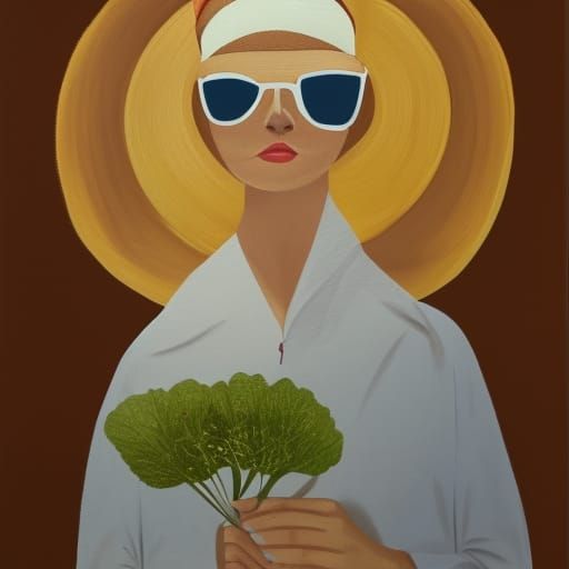 Woman in Summer: An AI Interpretation