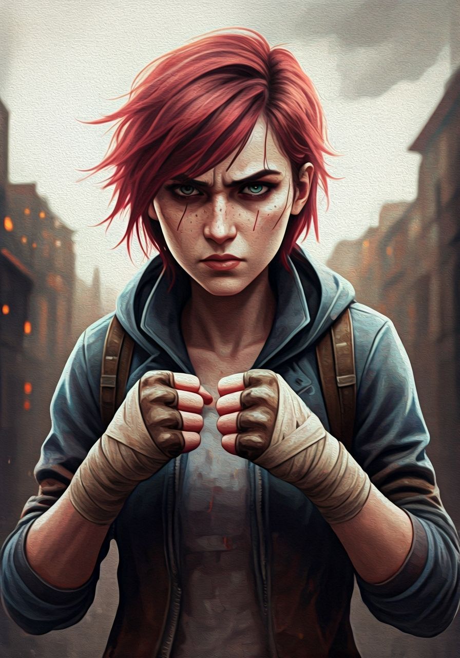 Vi in Fierce Defensive Stance, Arcane Style