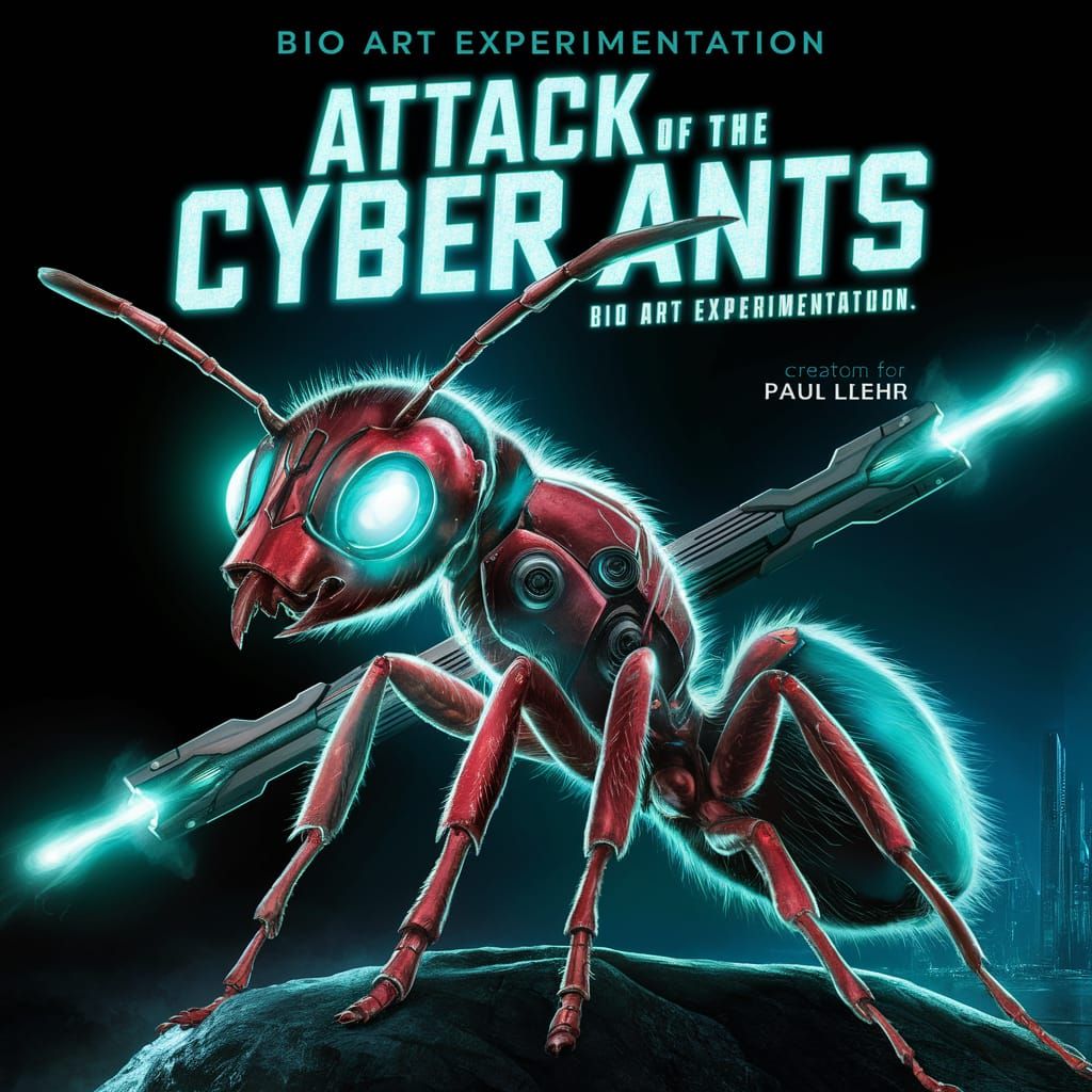 Attack of the Cyber Ants: Bio Art Experimentation