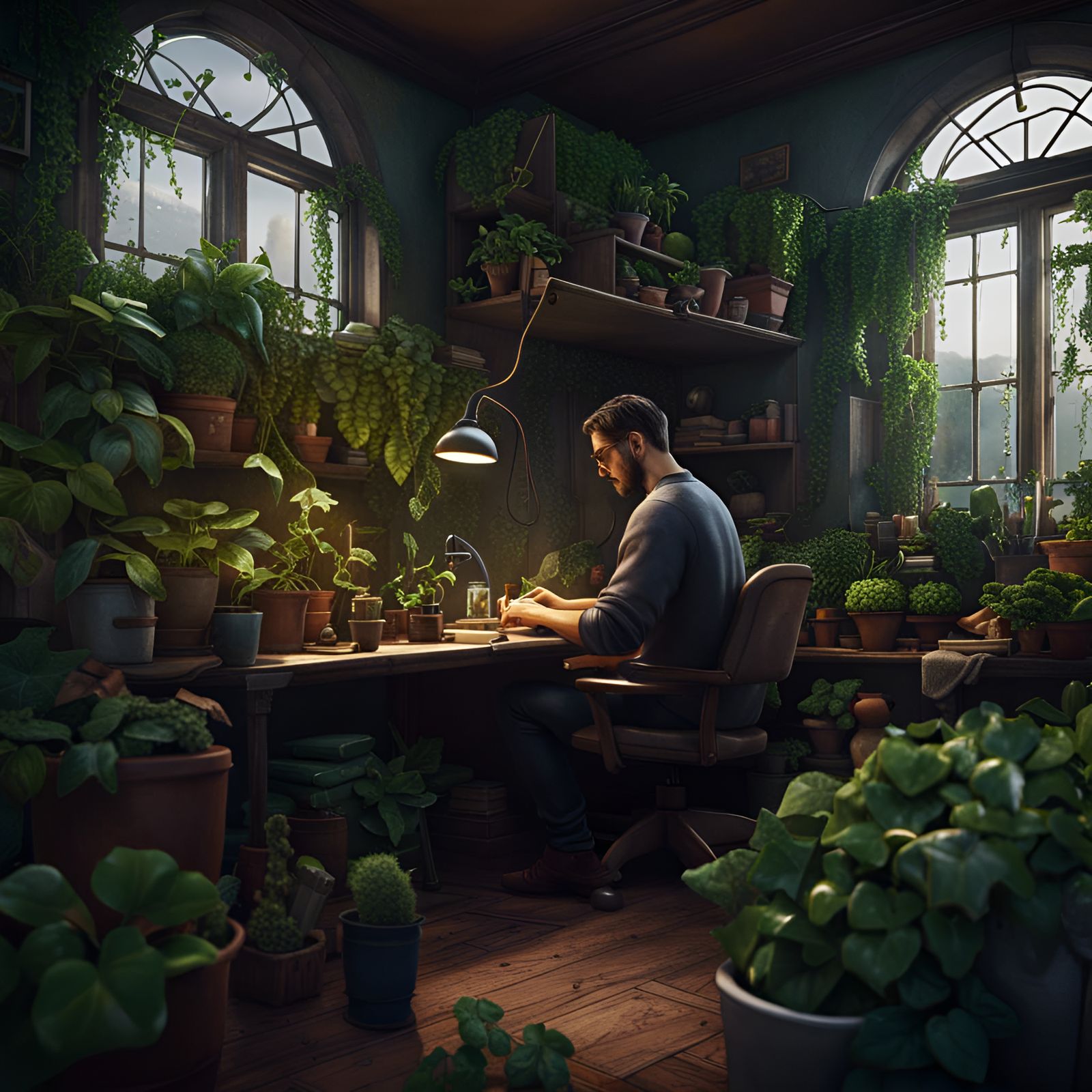 people cannot live where there are no plants.