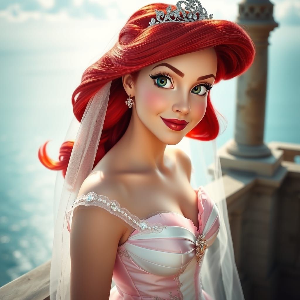 Ariel's Wedding Day: Live-Action Disney Princess