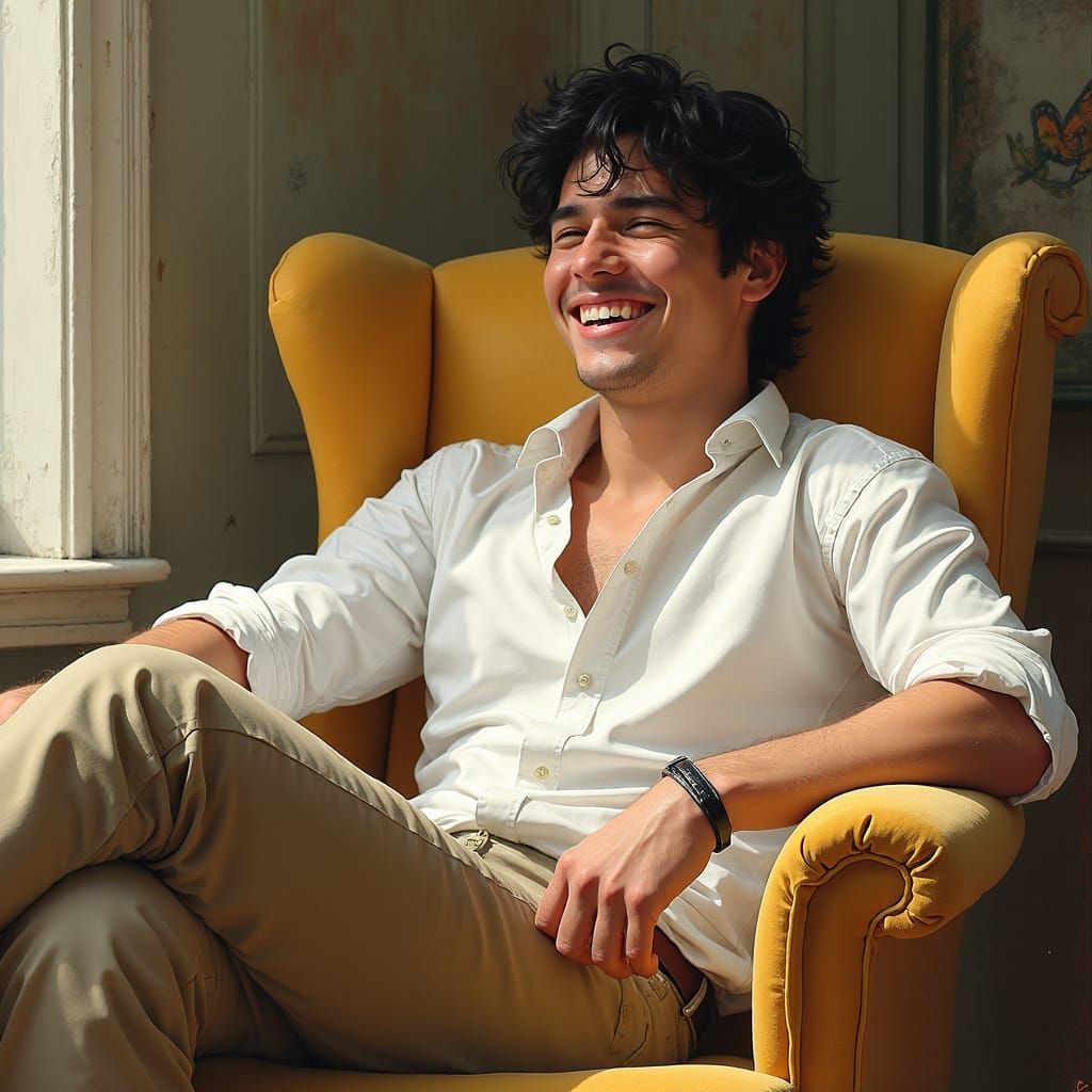 "There is no getting away from my family," laughed Byron.  "...