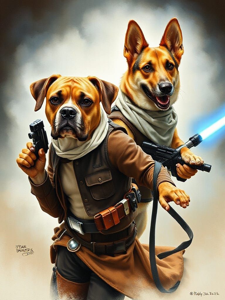 Han Skylar and Princess Holly