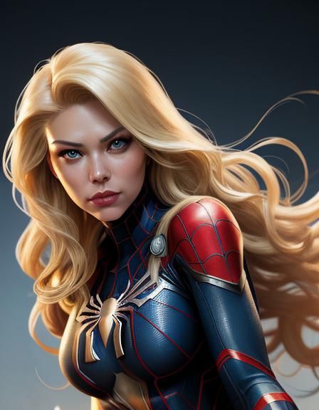 Spider-Woman Concept Art in Marvel Universe