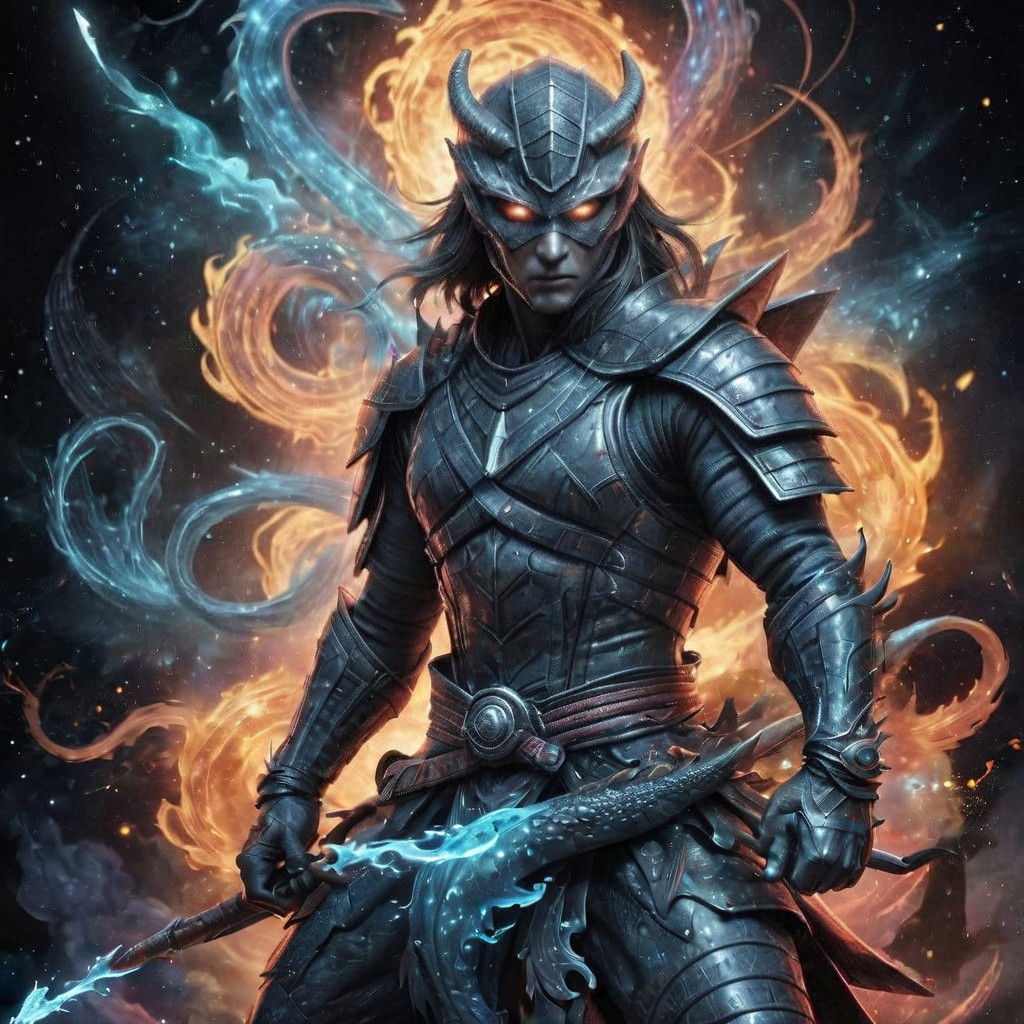 Cosmic Samurai Defends the Galaxy