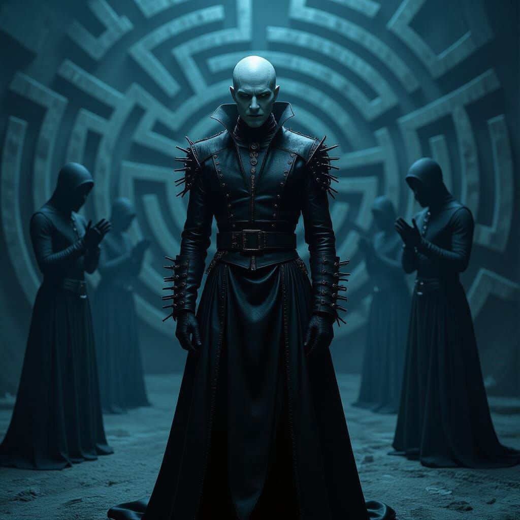 Pinhead and Cenobites in Dark Gothic Horror