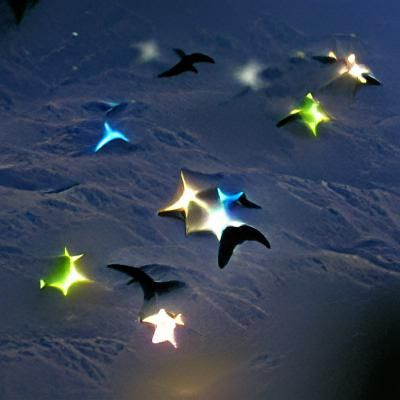 Night Sky Filled with Twinkling Stars