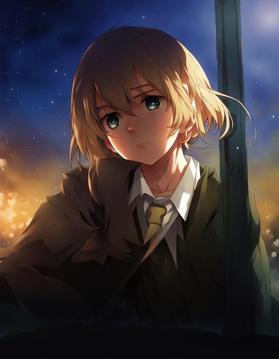 Vibrant Anime Artwork in Japanese Manga Style