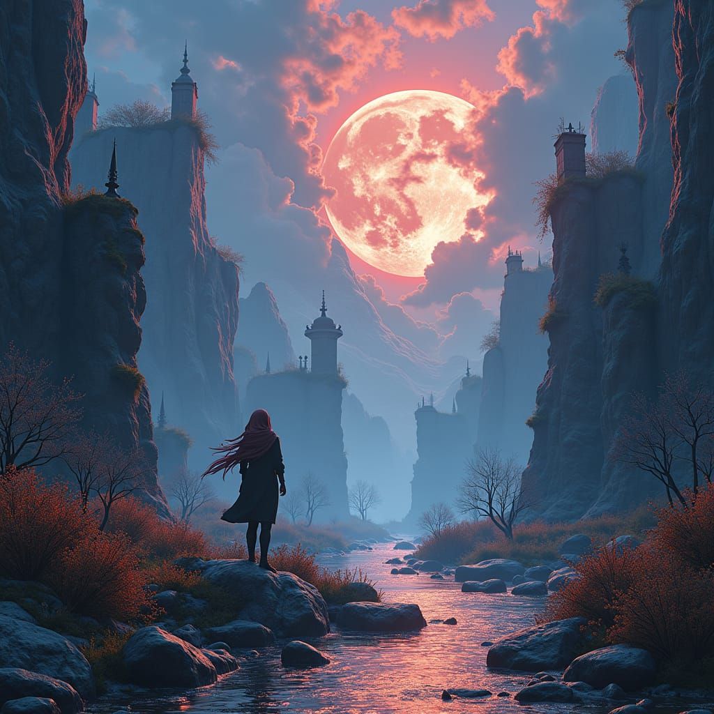 Fantastical Neverland Matte Painting in 8K Resolution