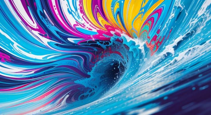 Vibrant Summer Whimsy in Neo-Verdazism Style