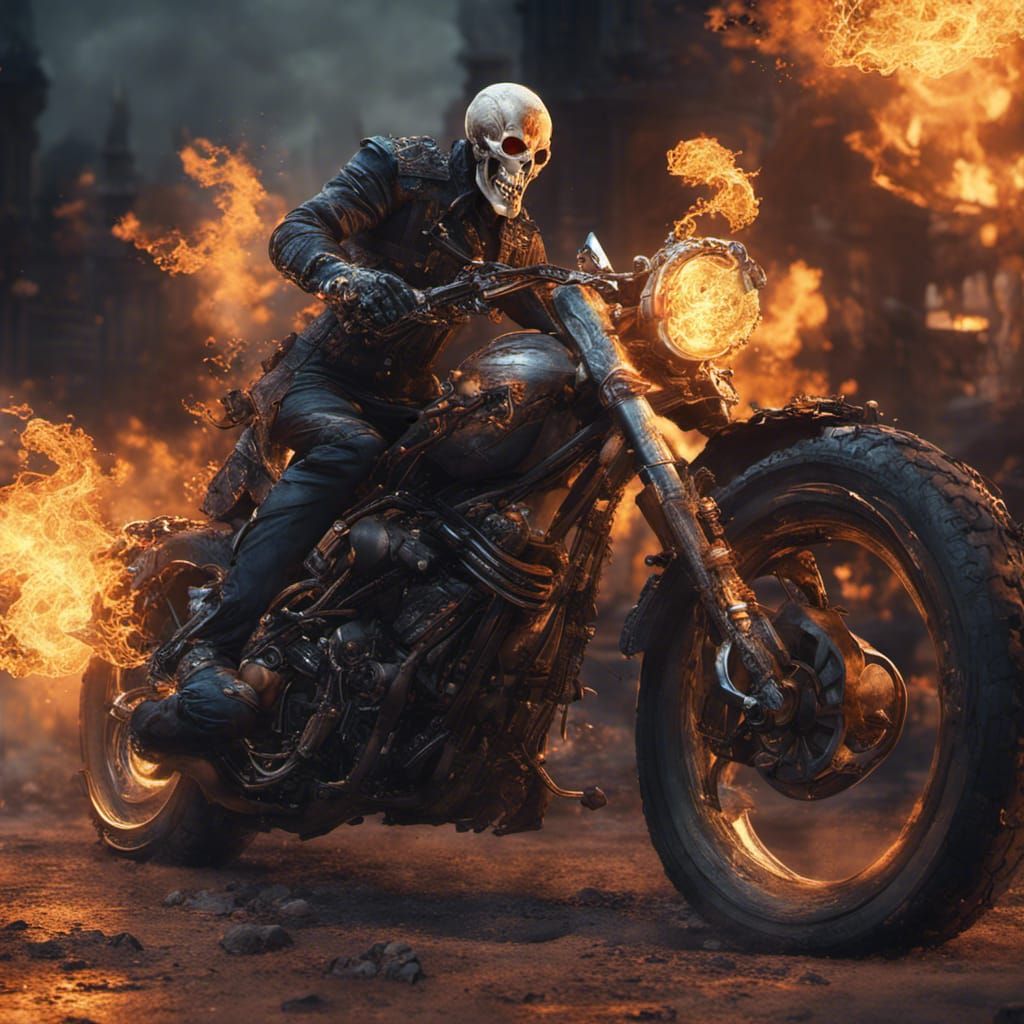 Ghost Rider: Detailed Matte Painting in Unreal Engine