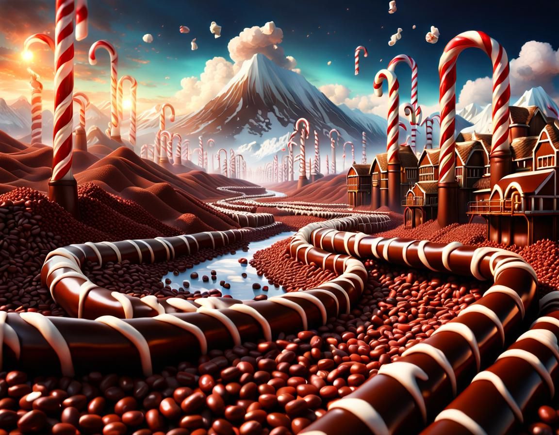 Chocolate Factory Wonderland: Rivers of Candy