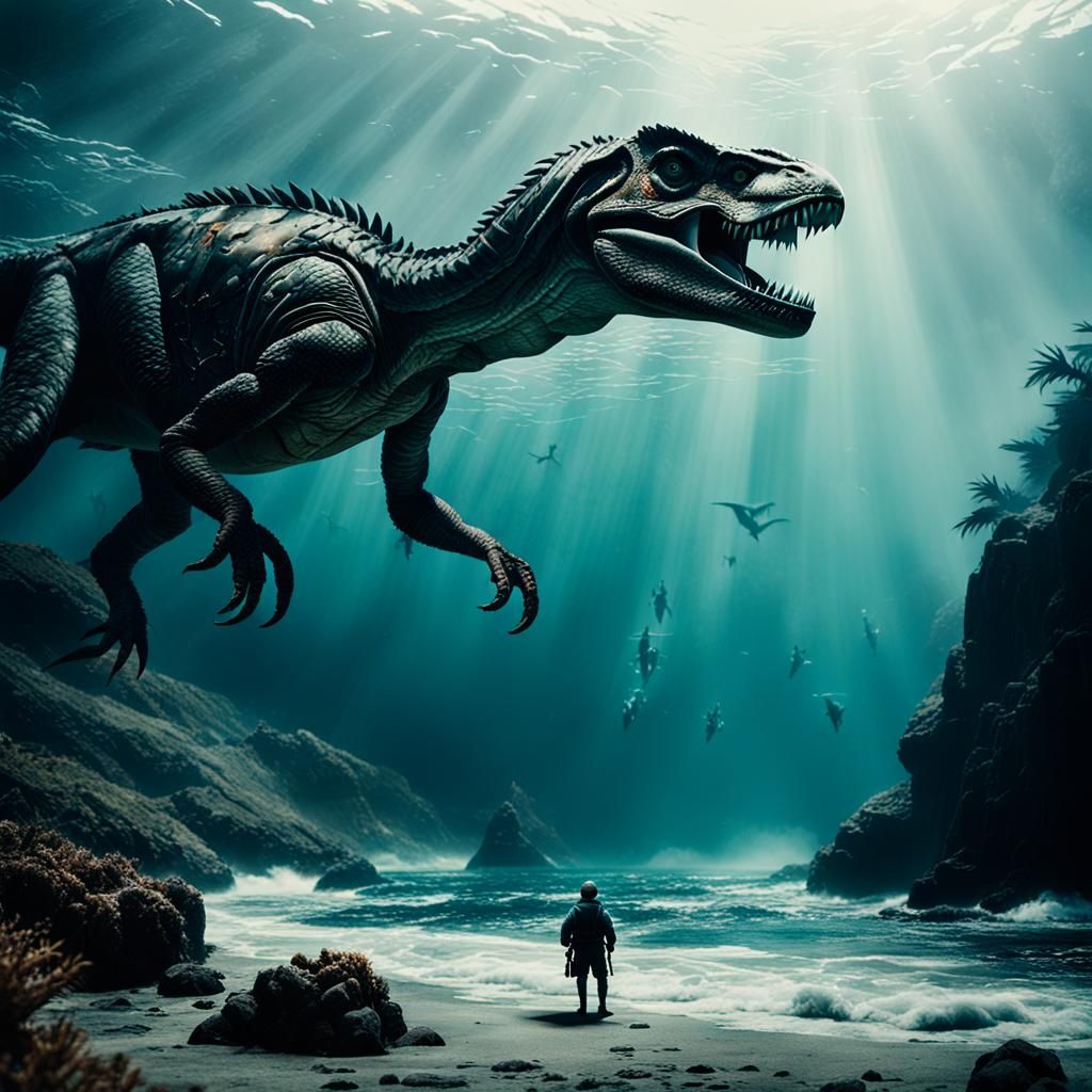 Dramatic Seascape in Cinematic Style