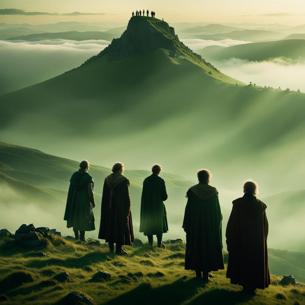 Tuatha Dé Danann Gather on Misty Peak