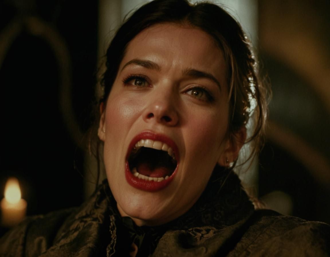 Dark Gothic Vampire Portrait with Mandy Moore