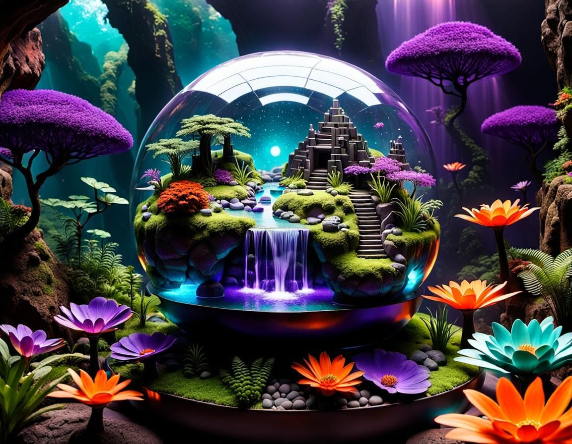 God's Cosmic Terrarium: Incan Structures and Future Trees