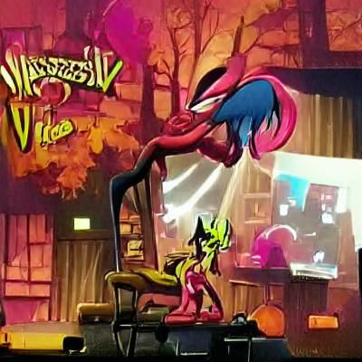 Helluva Vivziepop Inspired AI Art