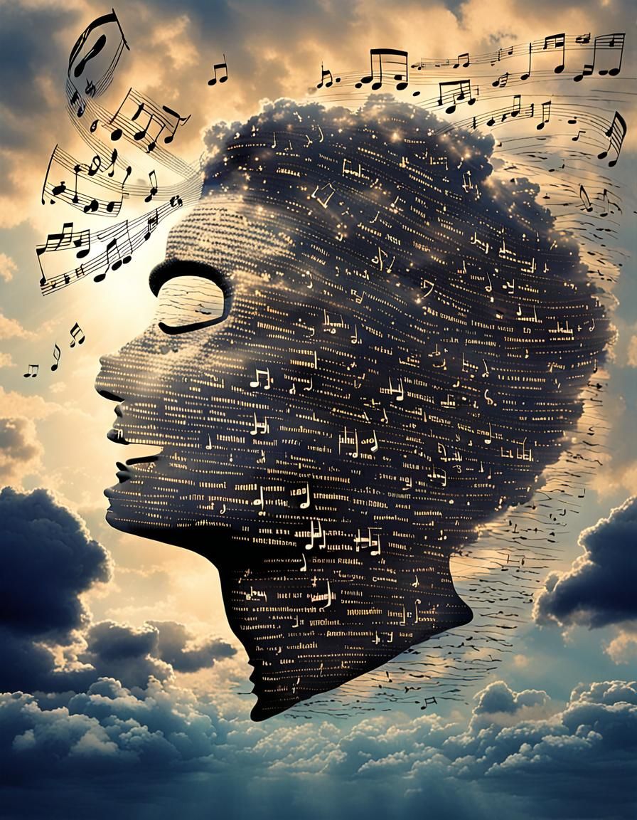 Musical Words Soaring from a Speaker's Mouth