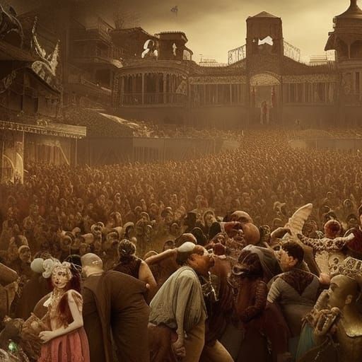Epic Freak Show Battle: Digital Matte Painting