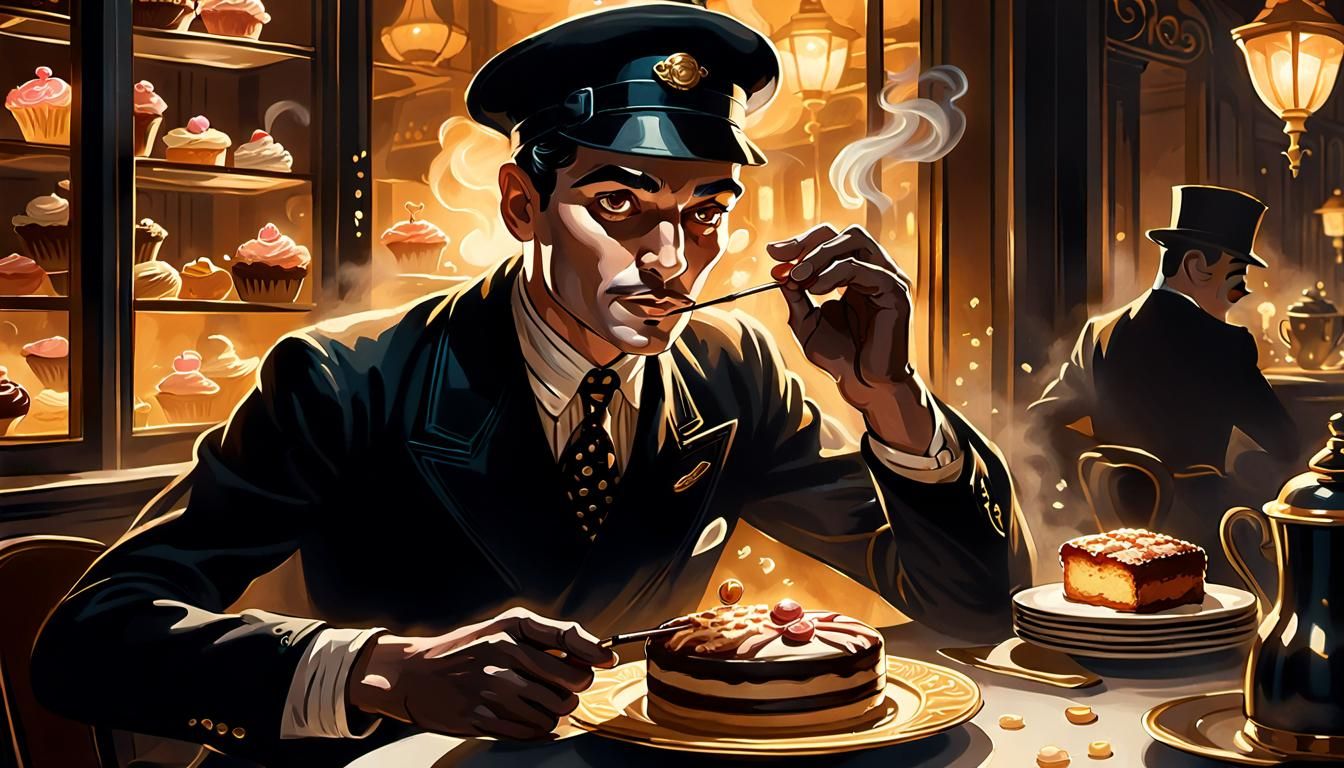 Noir Illustration: The Charismatic Bonbon Thief