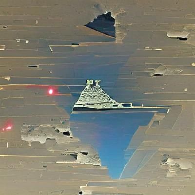 Star Destroyer in Deep Space