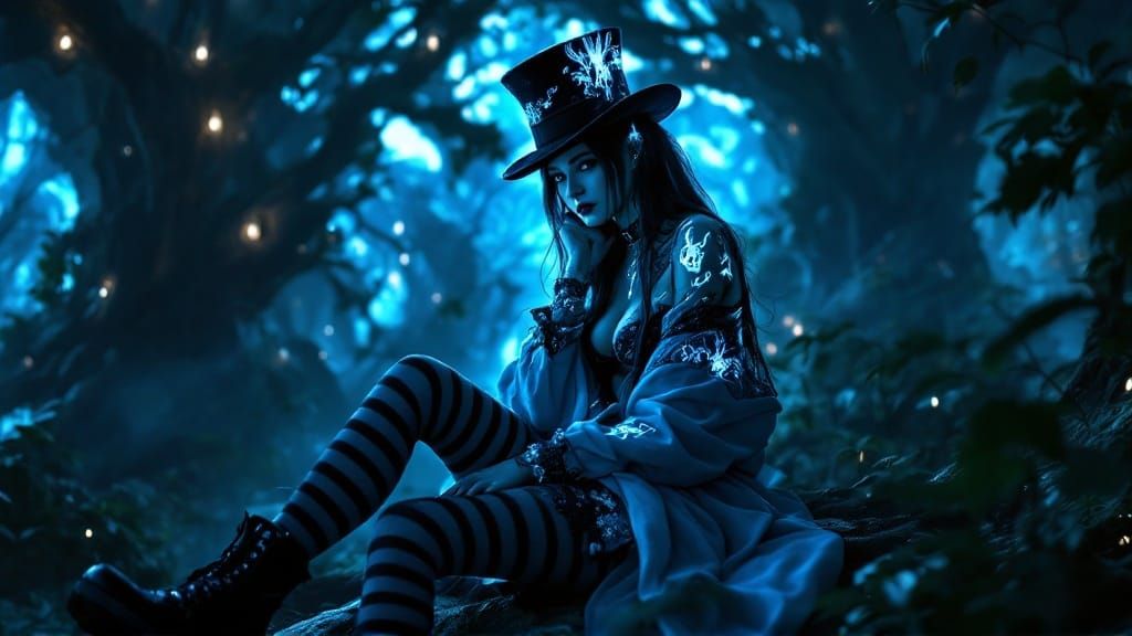 Gothic Goddess Alice in Wonderland