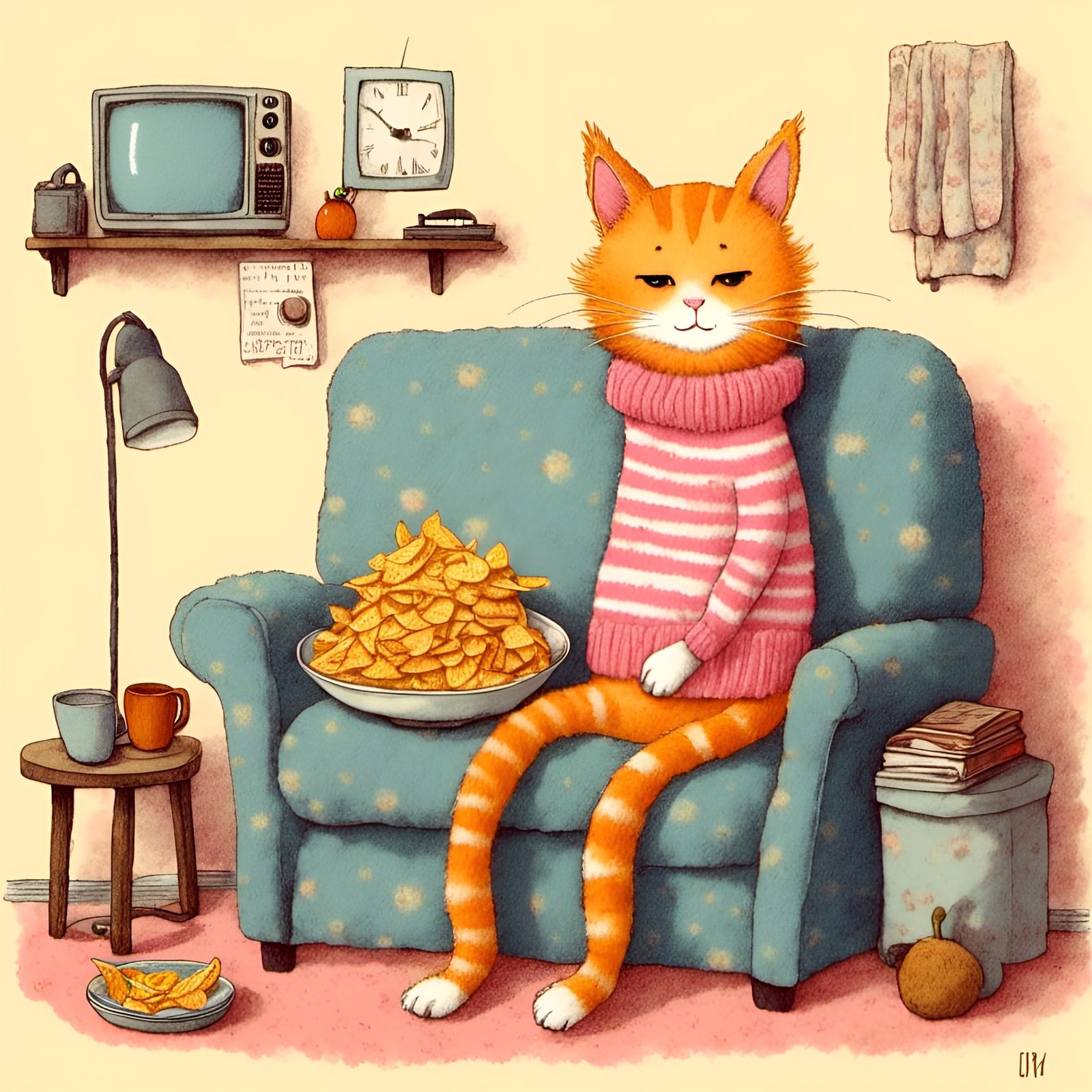 Lazy cat evening. 😽