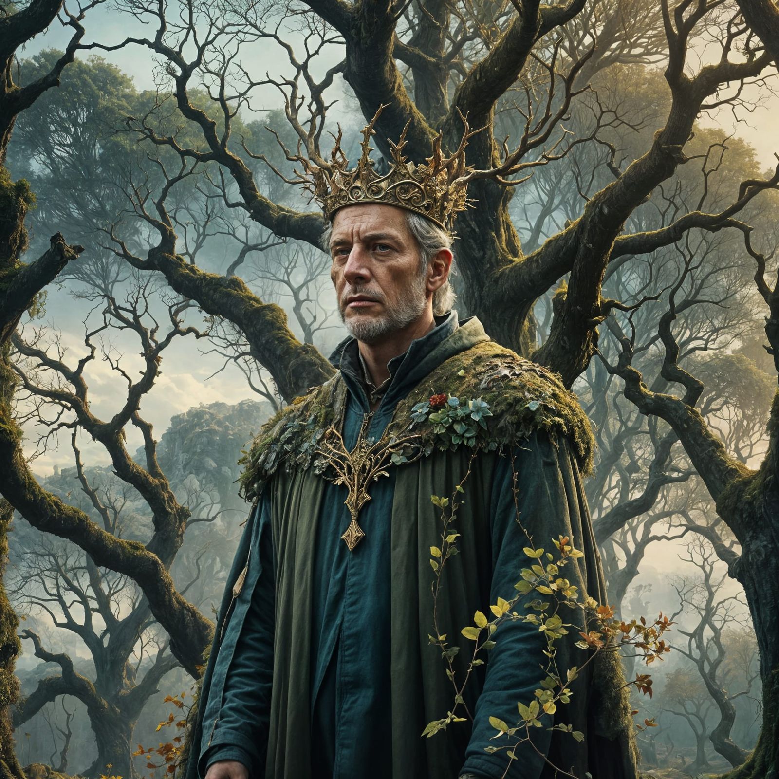 Watercolor Upside Down Kingdom: Digital Matte Painting