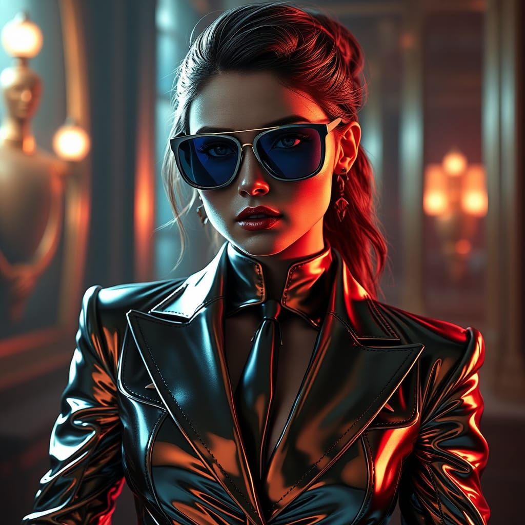 the most suave female con artist. She exudes confidence and temptation. Her three piece suit is made from liquid metal. ...