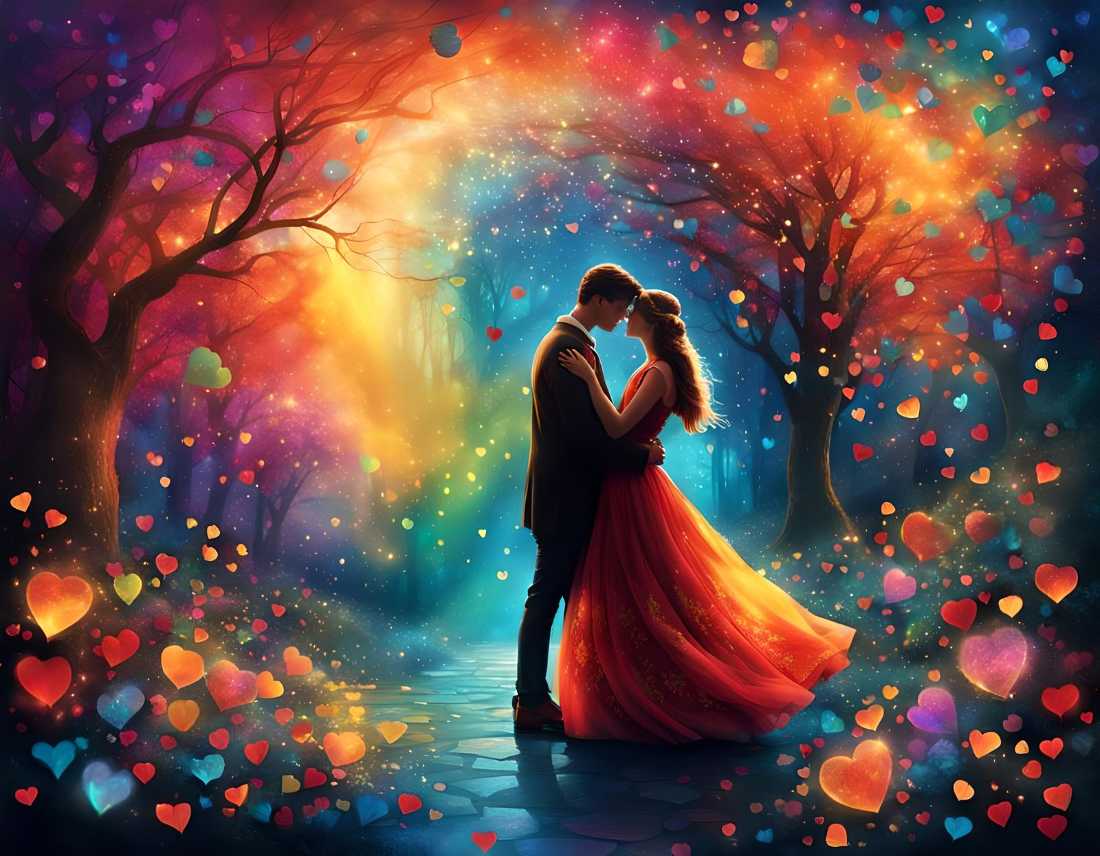 Magical Mystical Scene of Love and Openness