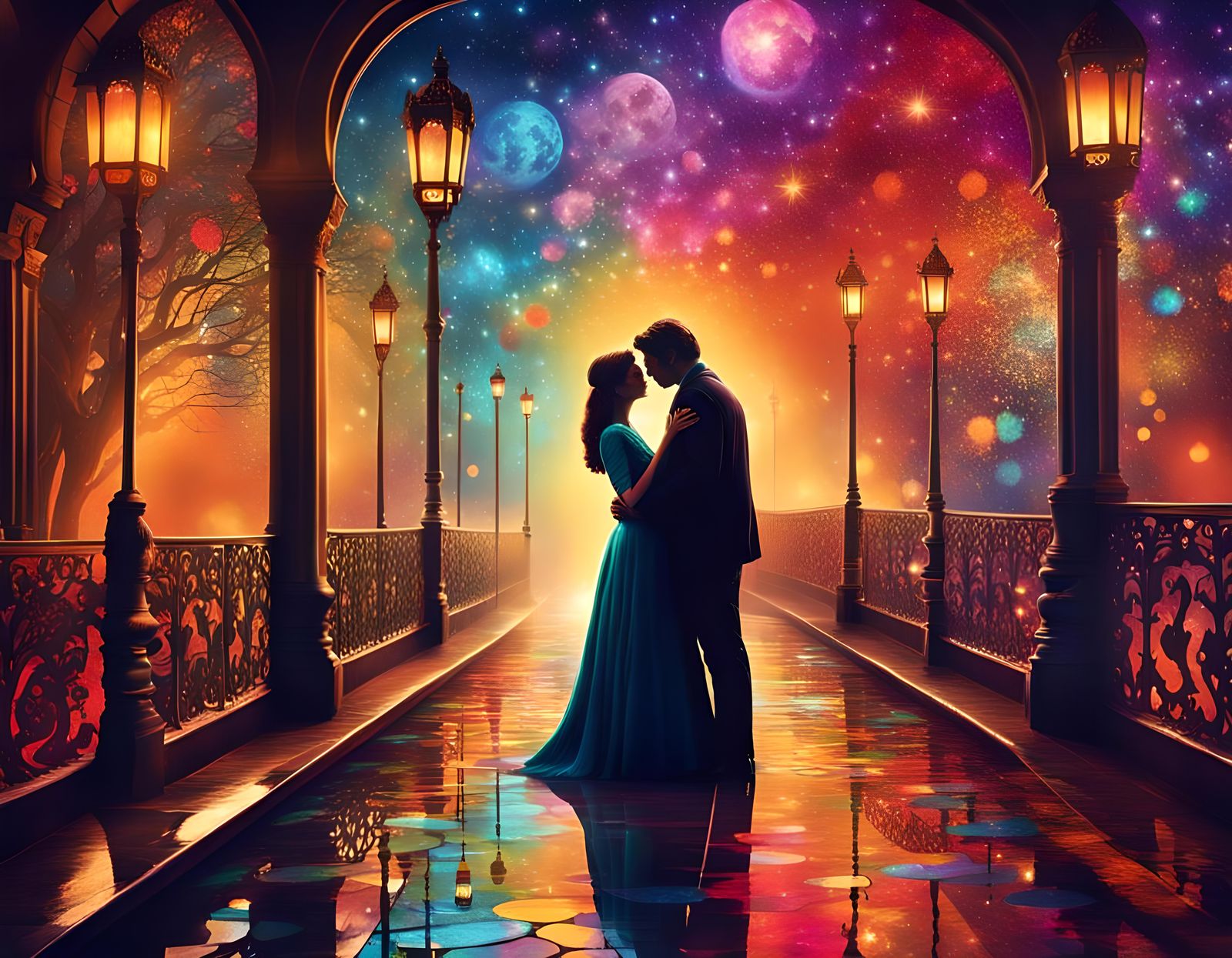 Magical Cinematic Scene of Mystical Openness