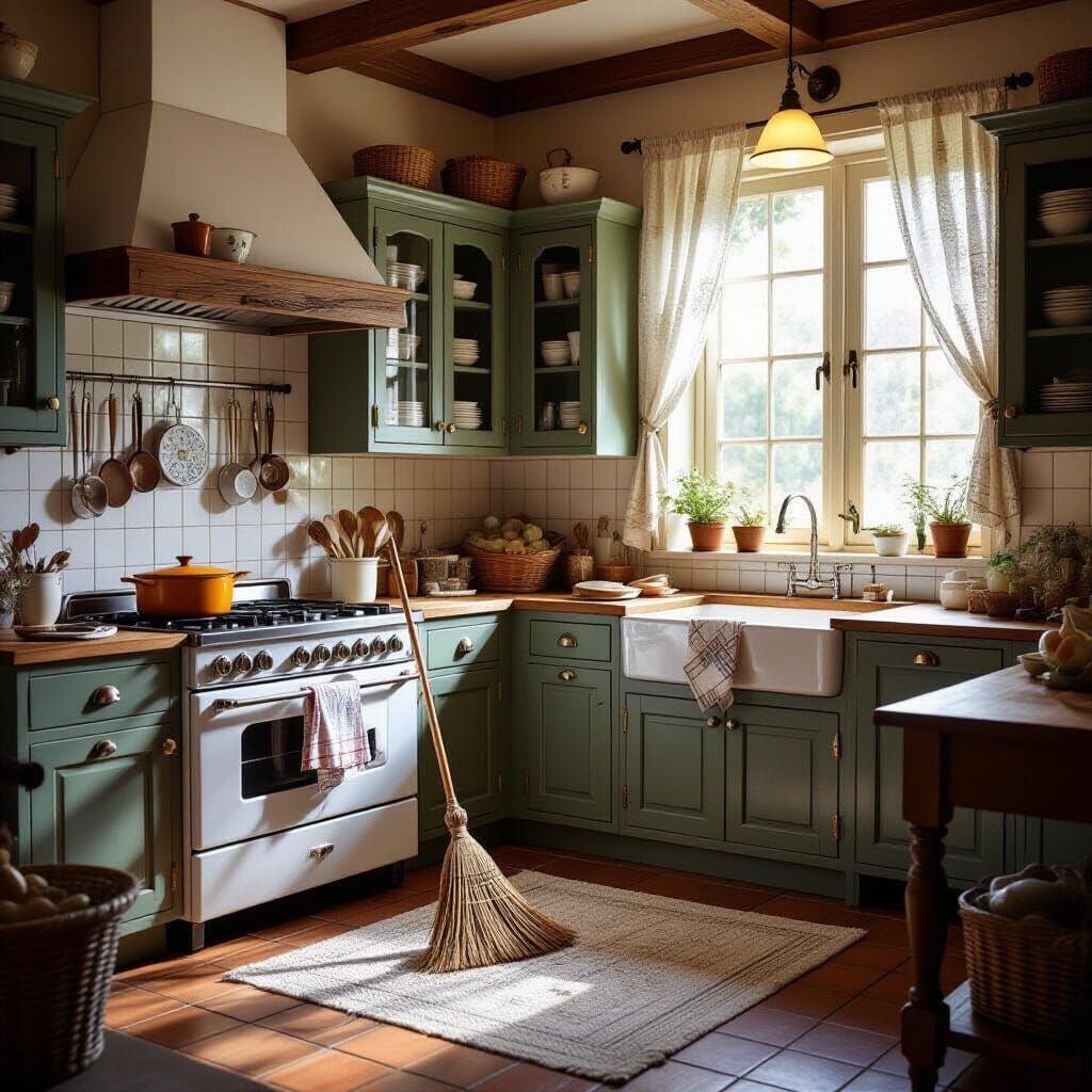Magical Enchanted Kitchen With Self-Cleaning Appliances