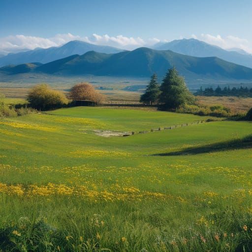 AI Generated Image of a Recreation Area