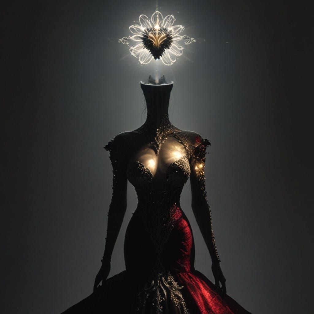 Radiant Ethereal Glow in the Void