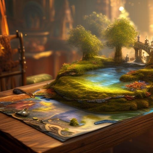 Miniature Wonderland: Detailed Matte Painting in Unreal Engi...