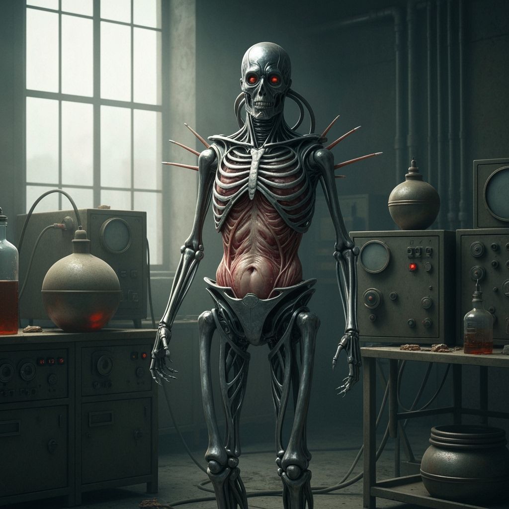 Biomechanical Horror: Flesh and Machine Fusion