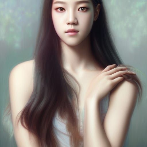 Hyperrealistic Portrait in Digital Art Style