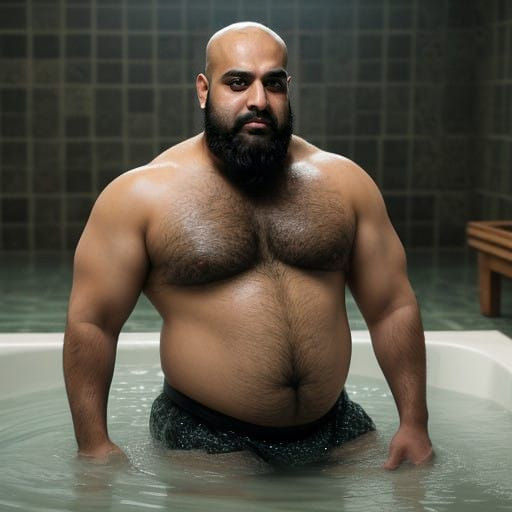 Ultrarealistic Portrait of a Pakistani Man in Cinematic Film...