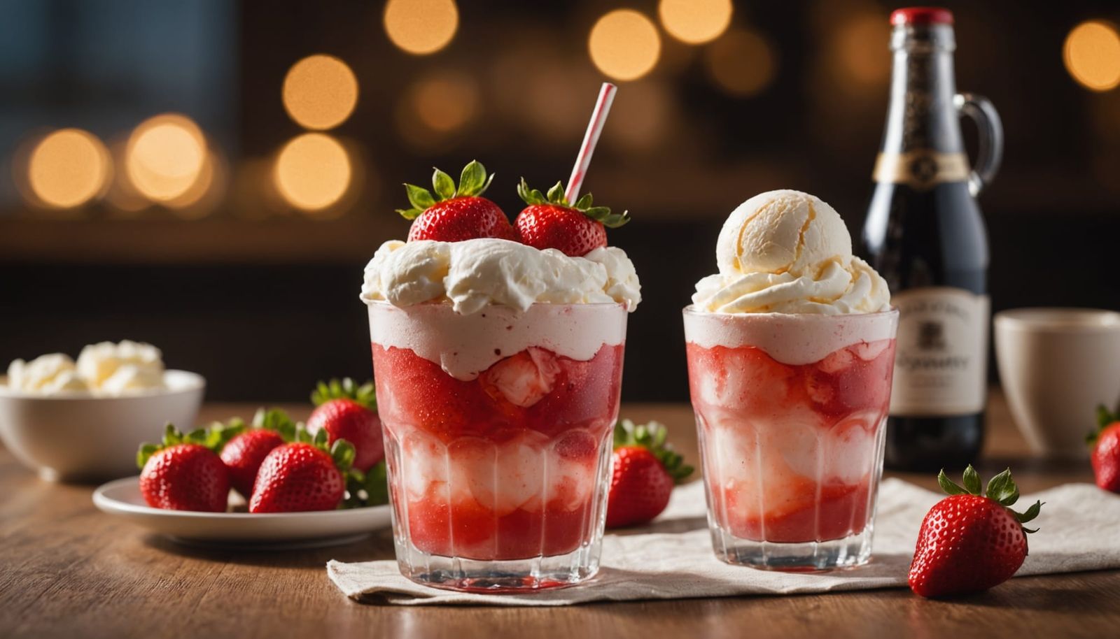 Refreshing Summer Treat in Soft Focus