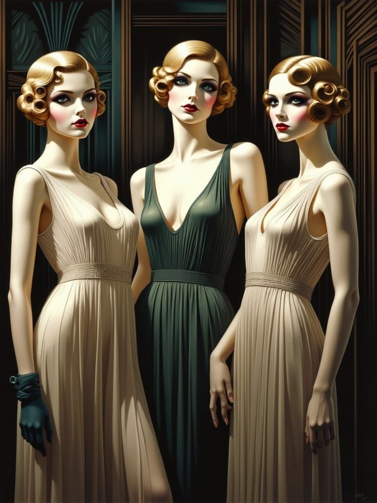 Vintage Mannequins in Haunted Department Store Basement