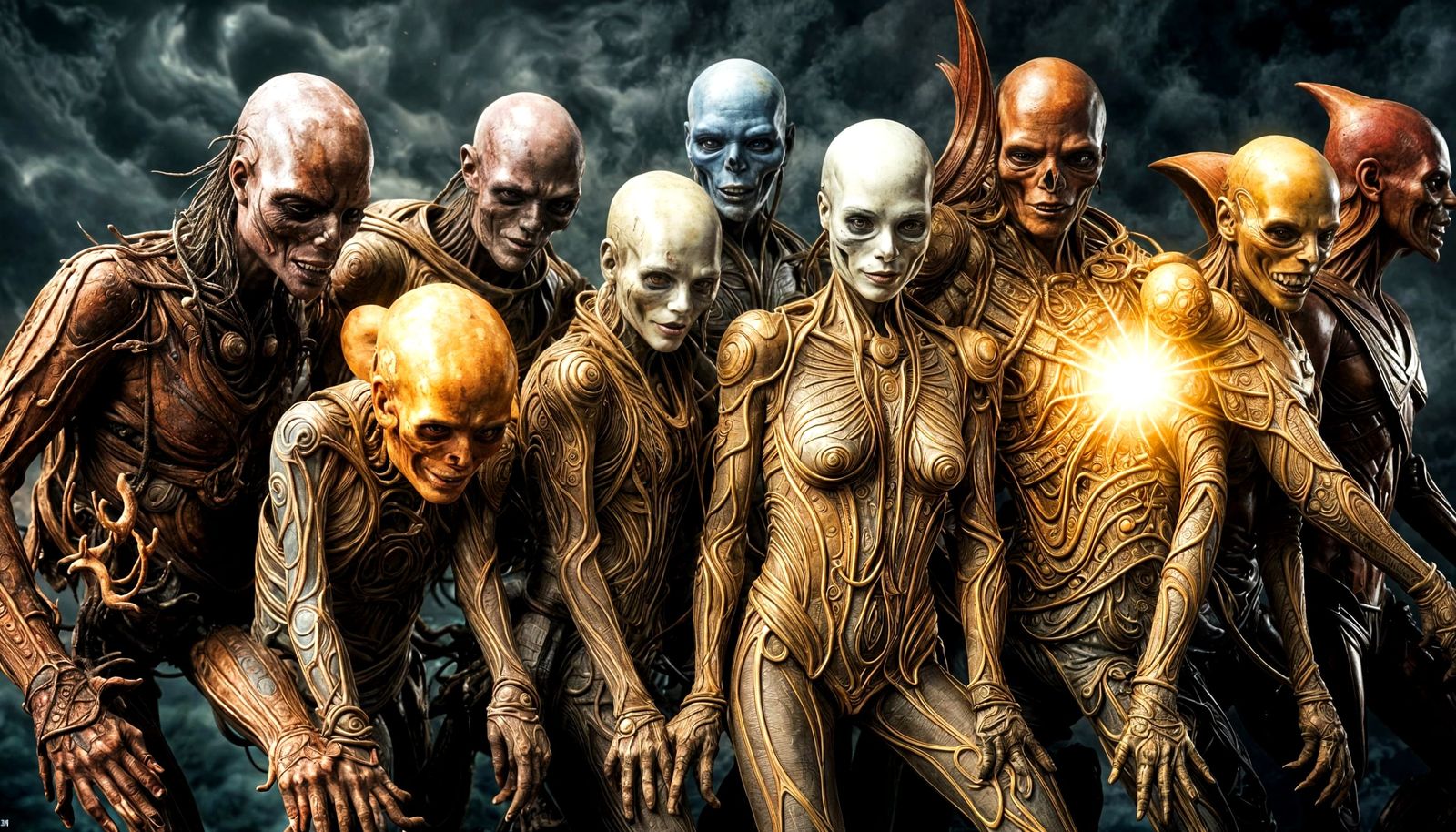 Photorealistic Aliens in Exotic Opera Setting