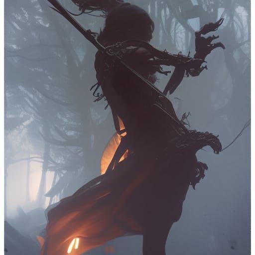 Dark Fantasy Concept Art Masterpiece in 8K