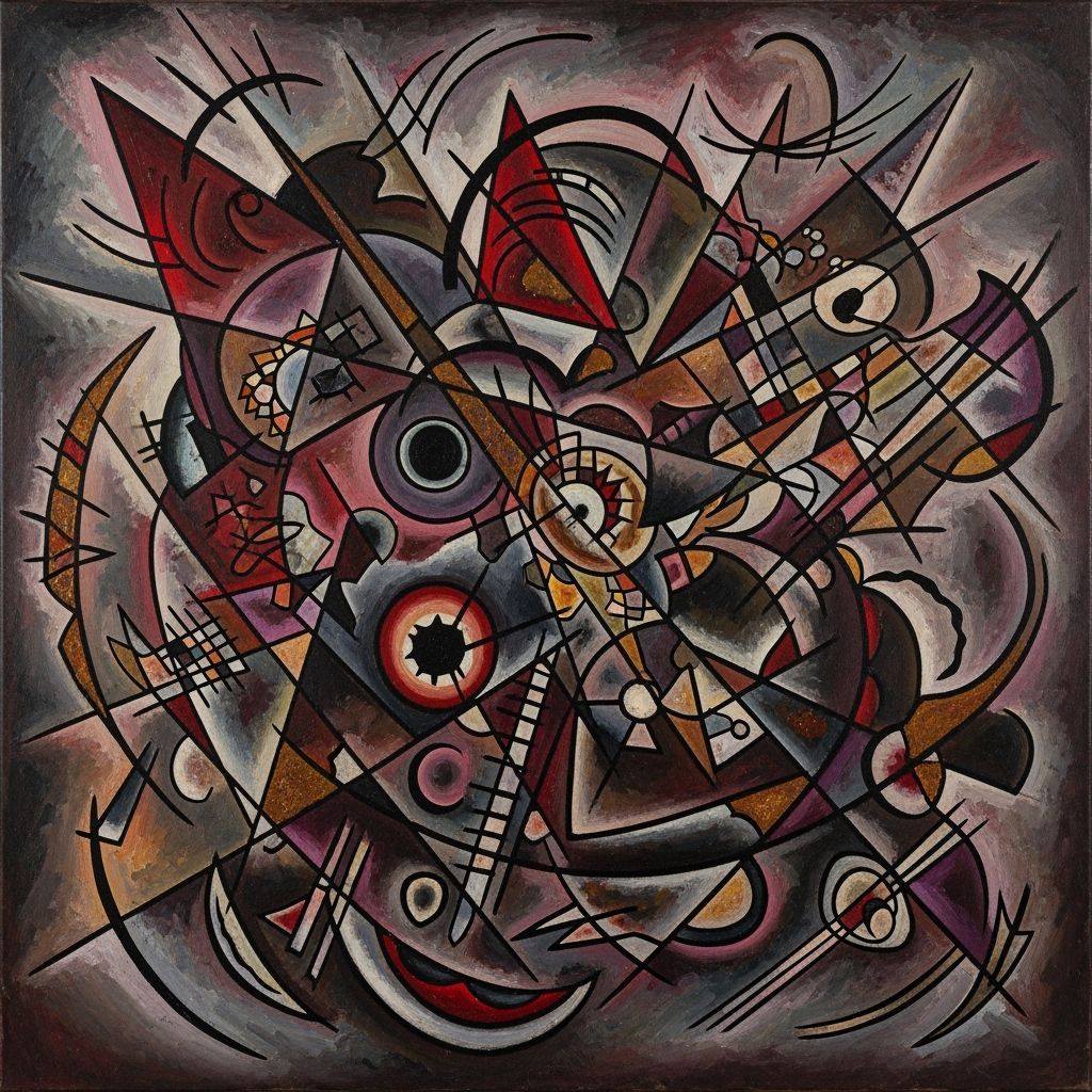 Grimdark Abstract in Kandinsky Style
